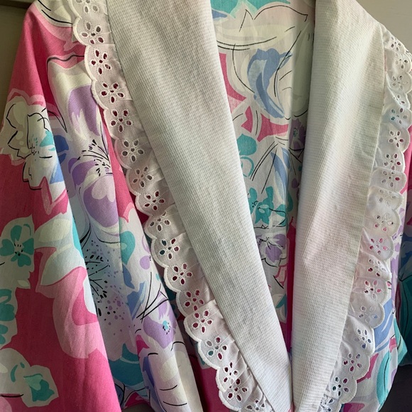 Vintage Floral Robe - Size M - Picture 3 of 4